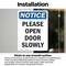 Signmission Please Open Door Slowly, 5 in W x Rectangle, Vinyl Decal OS-2PACK-NS-D-57-V-17544 - alternate 6